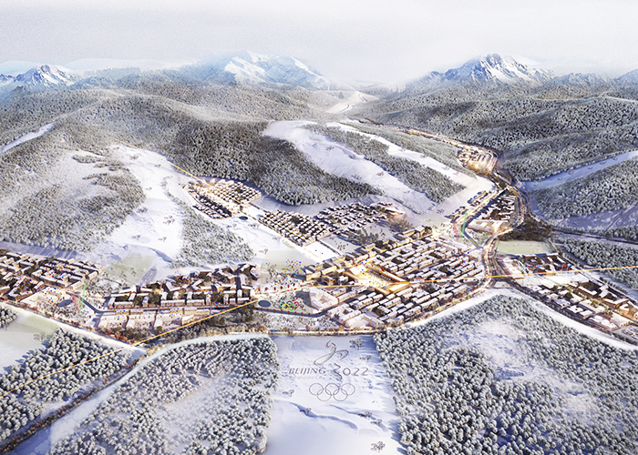 Snow Town Zhangjiakou urban planning proposal