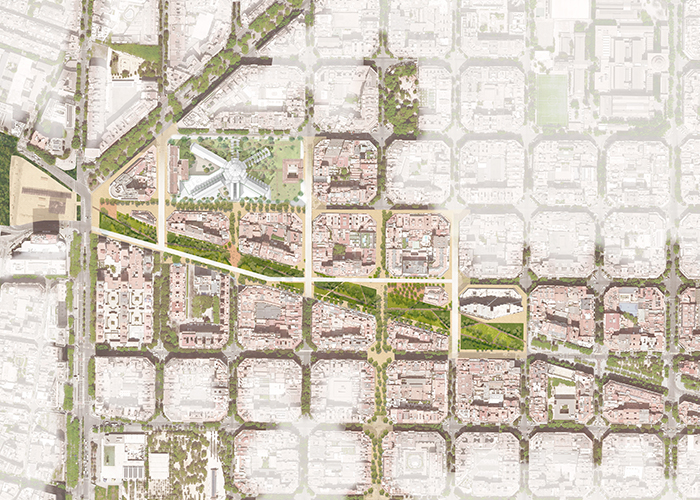 Redevelopment of Avinguda de Roma urban competition